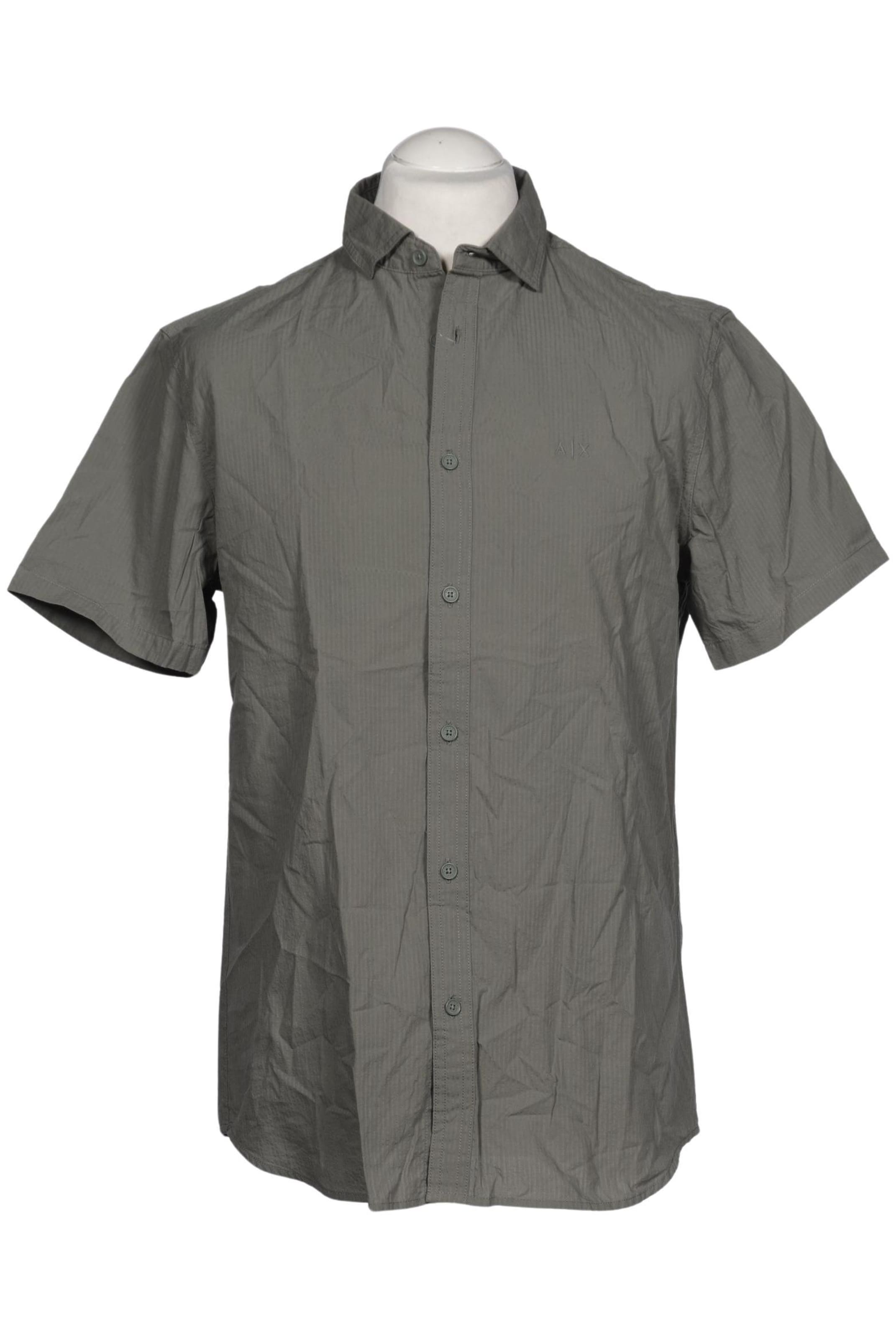 ARMANI EXCHANGE Button Up Shirt in M in Grey: front