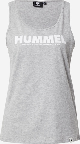Hummel Sportovní top 'LEGACY' – šedá: přední strana
