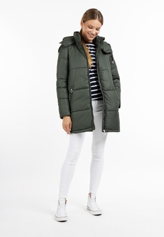 DreiMaster Maritim Winter Coat in Green