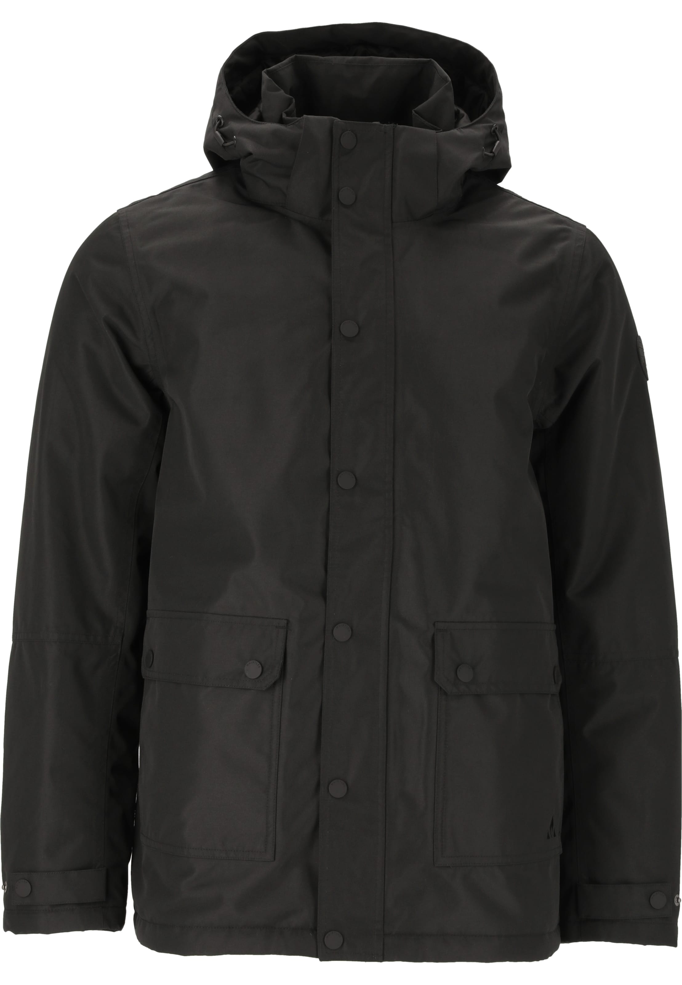 Whistler Outdoor jacket 'Steven V2' in Black: front