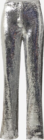 Gina Tricot Regular Broek in Zilver: voorkant