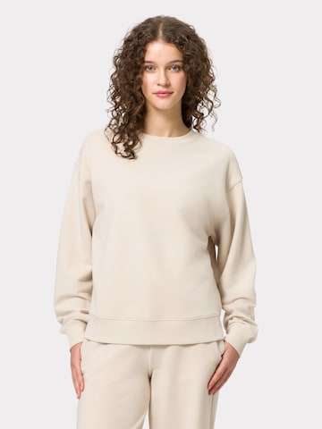 Sweat-shirt 'Bonniee ' Les Lunes en beige : devant