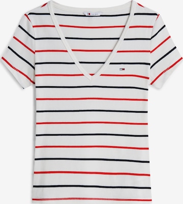 Tommy Jeans Särk 'ESSENTIAL', värv valge: eest vaates