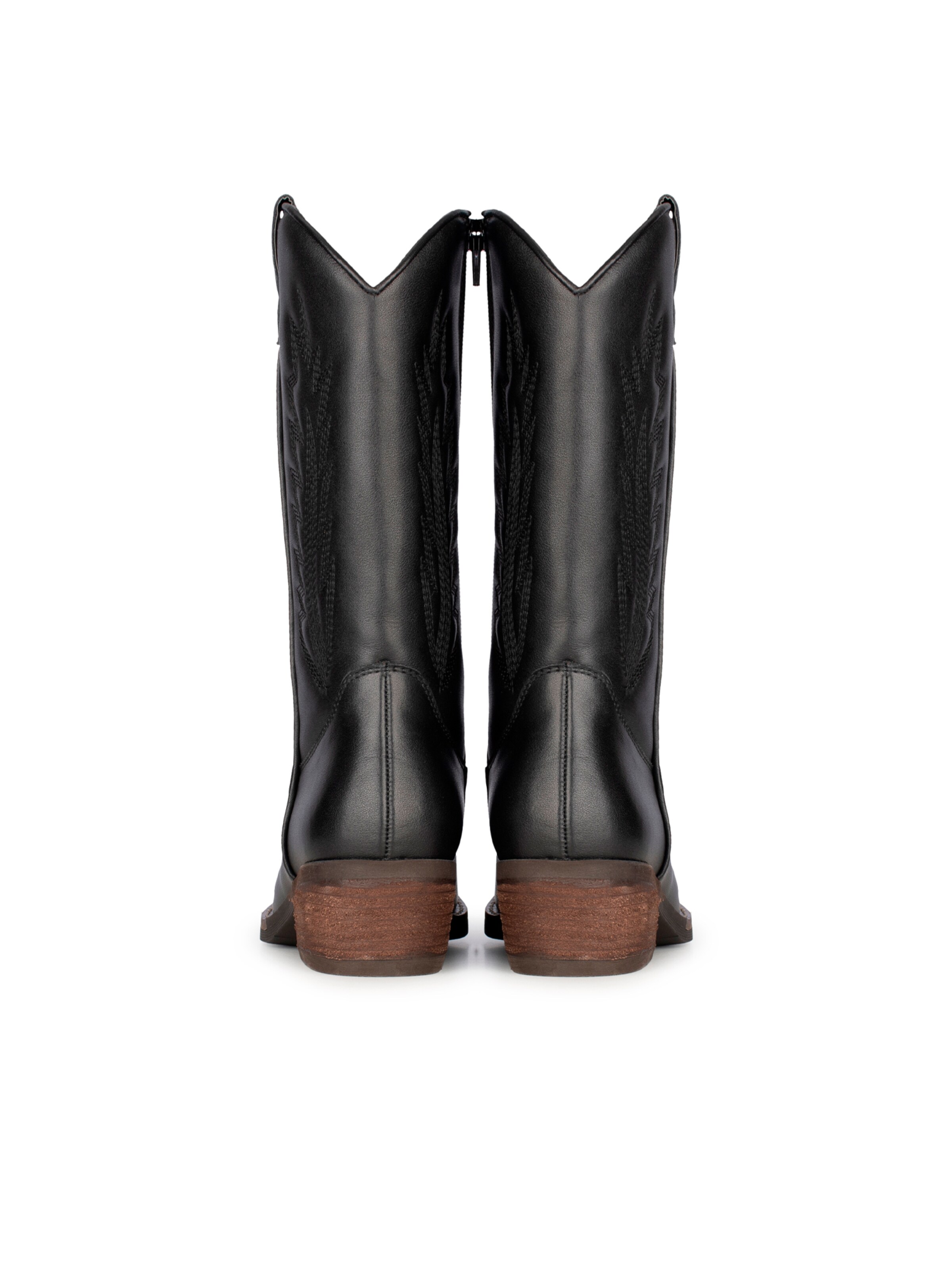 PS Poelman Cowboylaarzen 'Billy' in Zwart