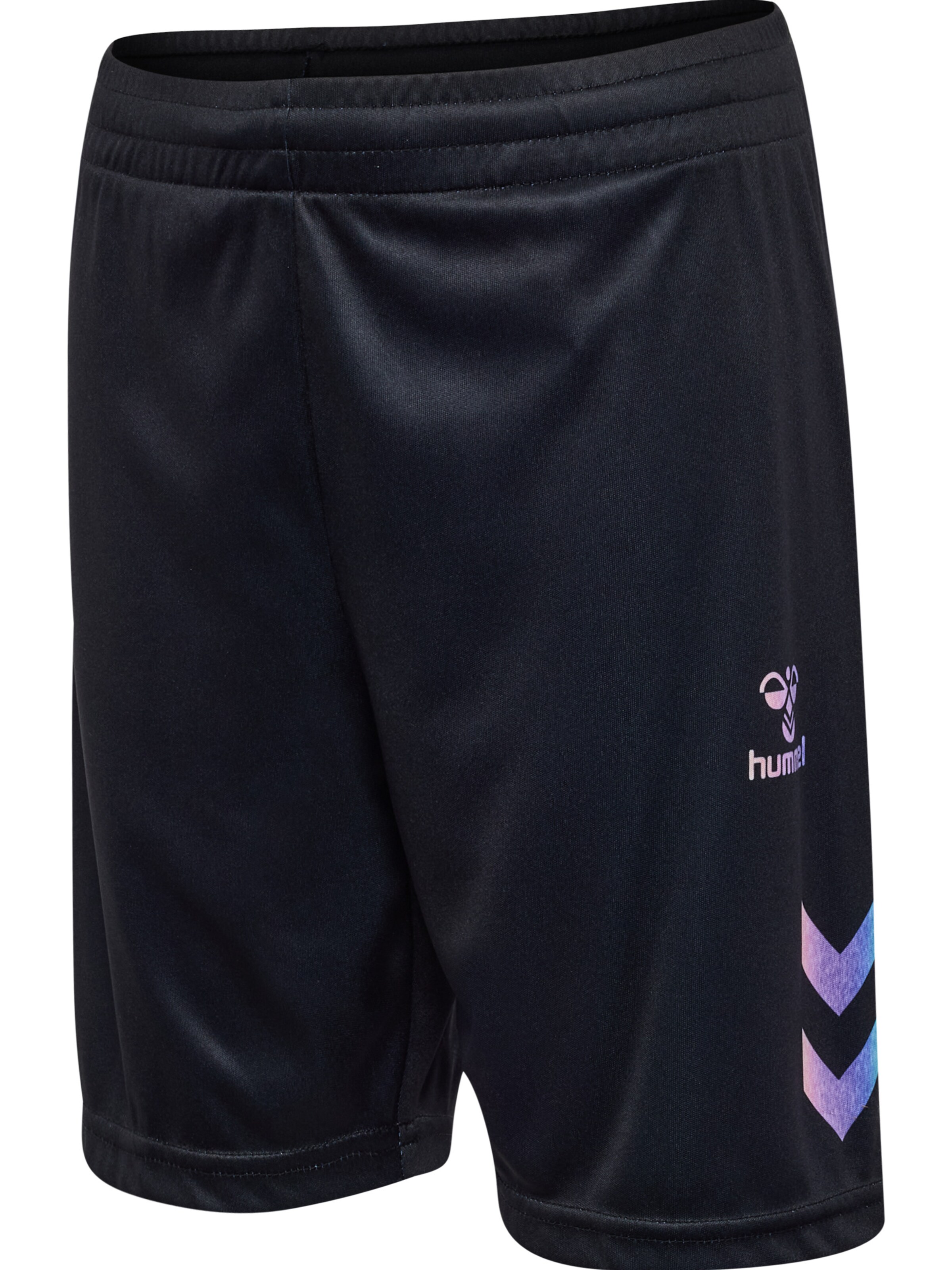 Hummel Regular Workout Pants in Black: front