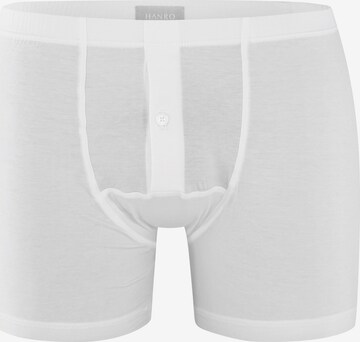 Boxers Hanro en blanc : devant