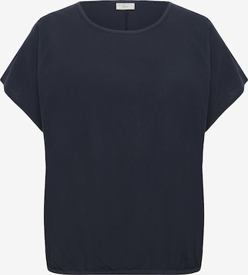 KAFFE CURVE Bluzka 'KCNana' w kolorze niebieski: przód