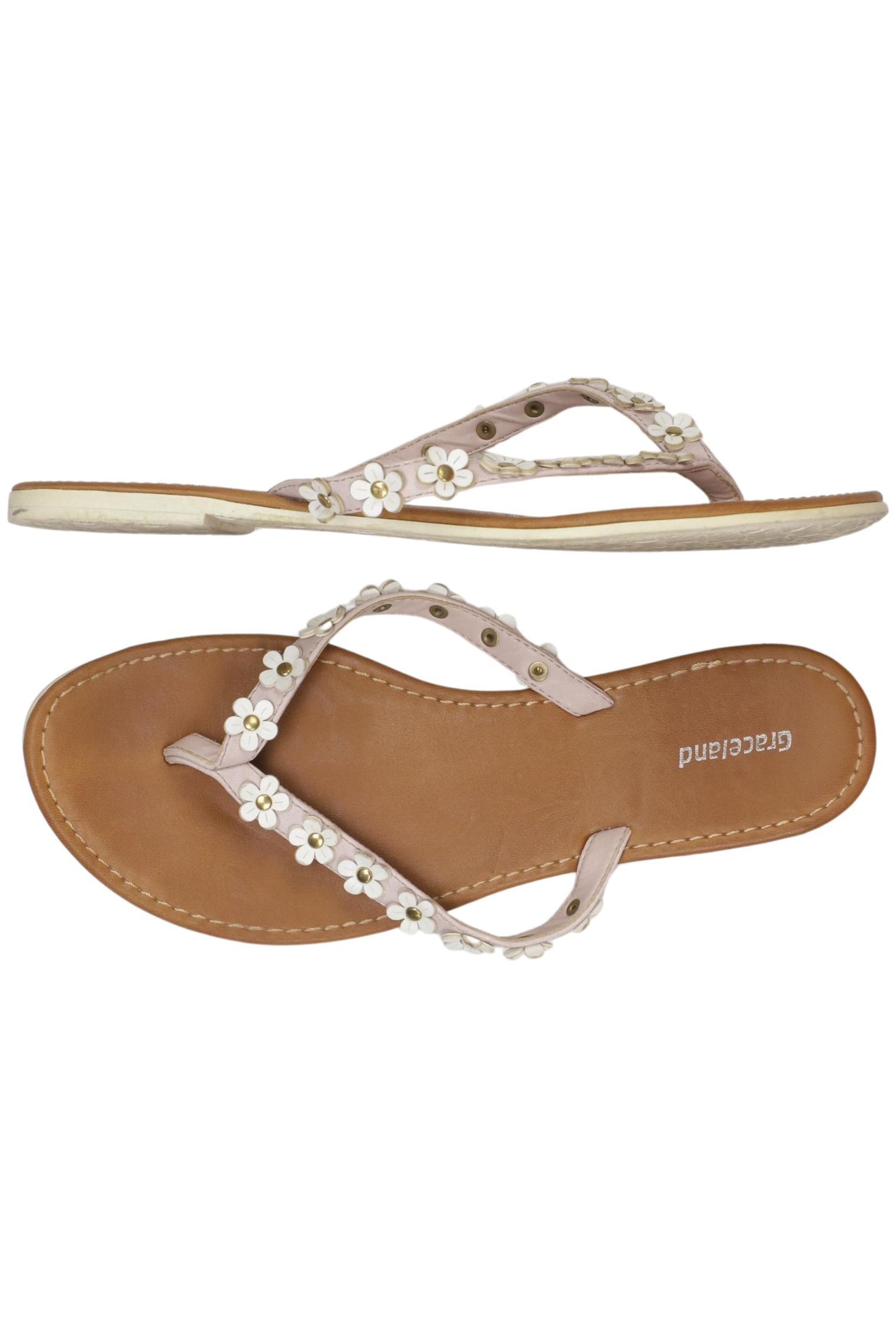 Graceland Sandals & High-Heeled Sandals in 39 in Beige: front