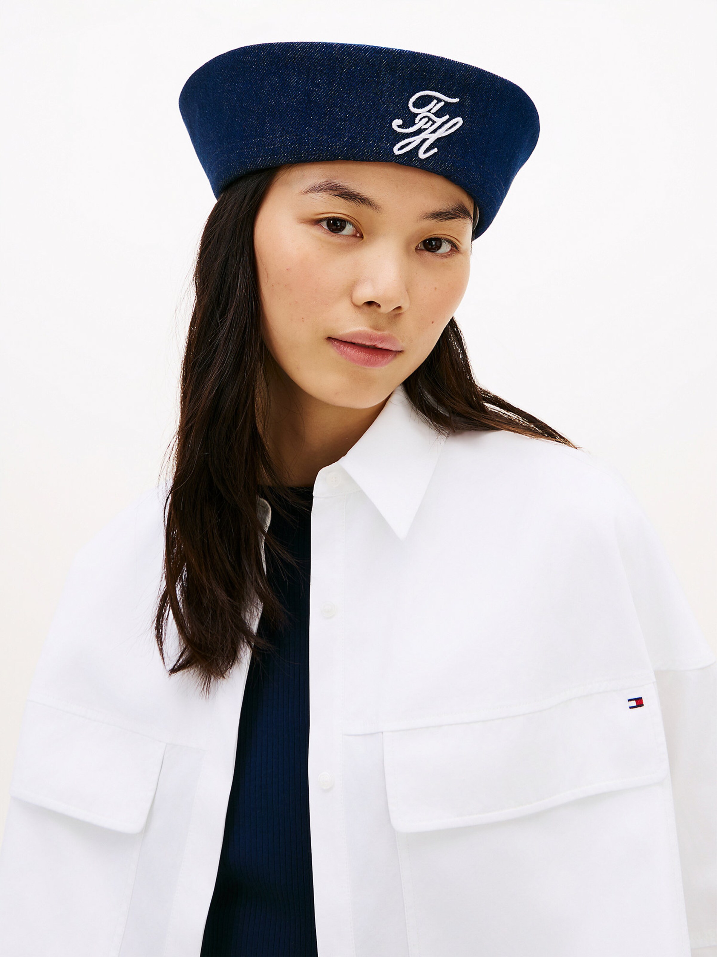 TOMMY HILFIGER Hut in Blau: Vorderseite