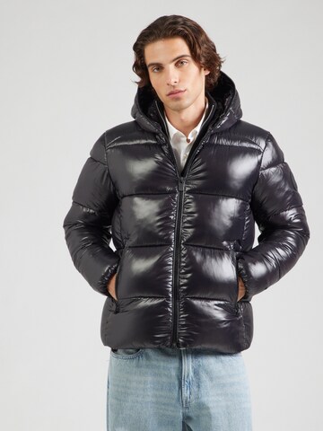 SAVE THE DUCK Winter jacket in Black: front