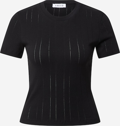 EDITED T-shirt 'Perla' en noir, Vue avec produit