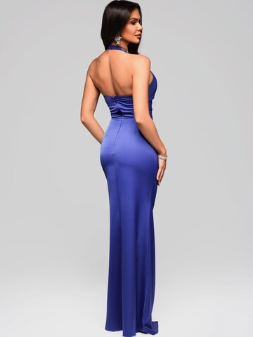 Ombre Abendkleid‌‌‌‌‌ in Blau