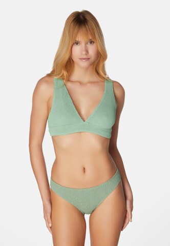 SORBET ISLAND Triangle Bikini 'Aqua' in Green: front