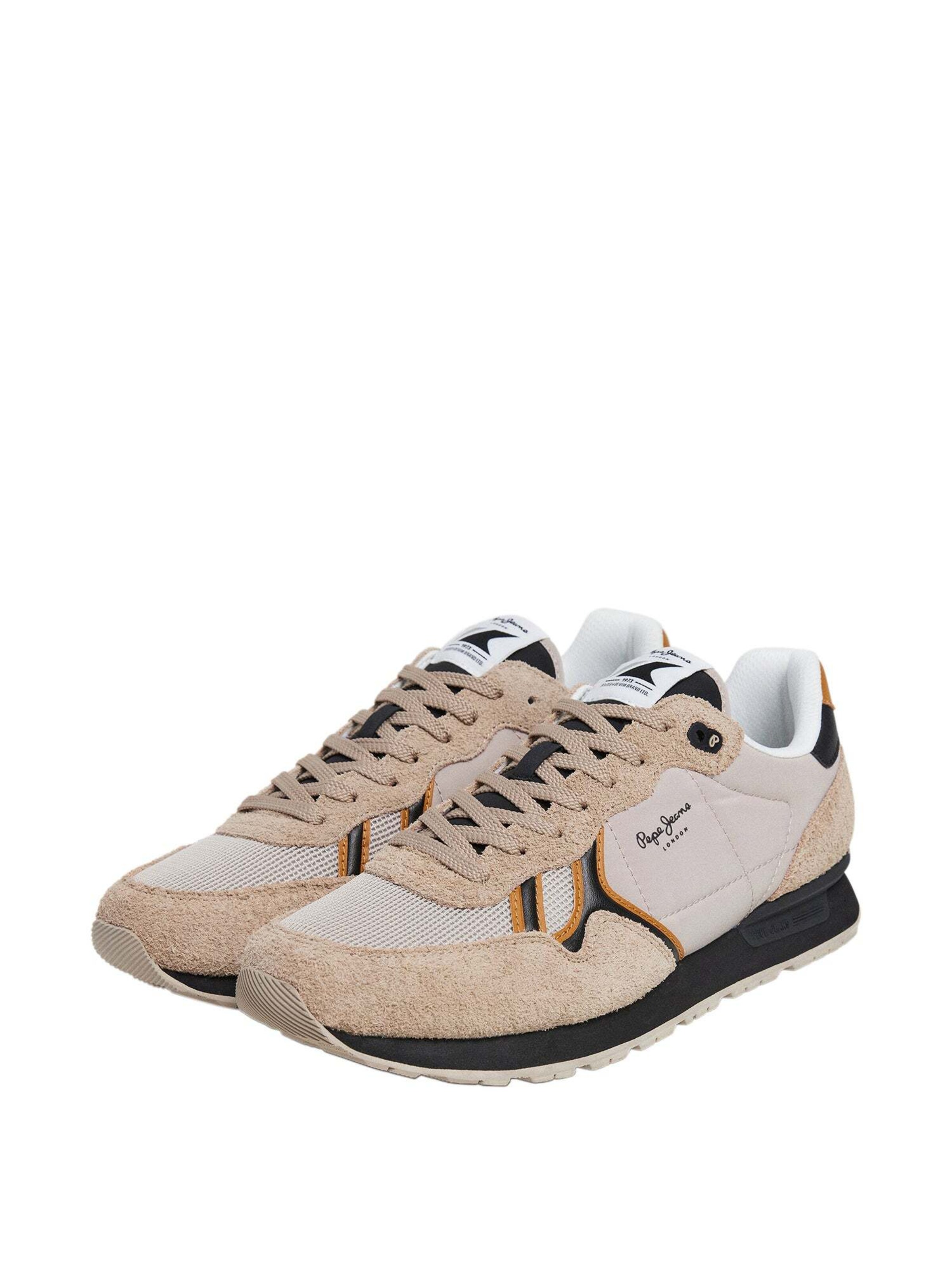 Pepe Jeans Sneaker  ' BRIT FUN' in Beige