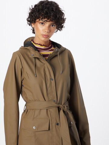 Manteau fonctionnel RAINS en marron