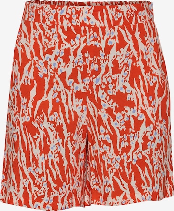 ICHI Broek 'VERA' in Rood: voorkant