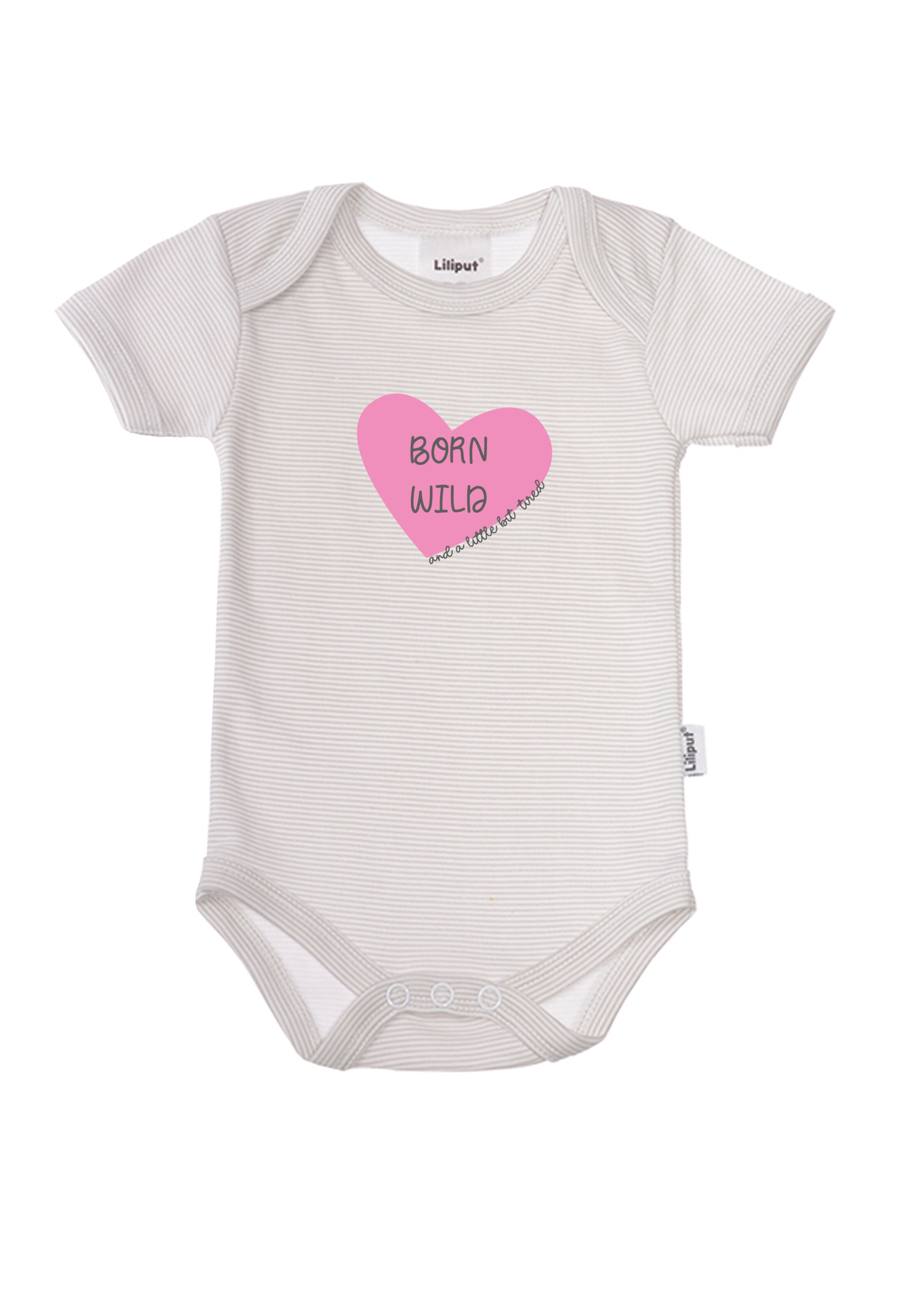 LILIPUT Romper/Bodysuit 'Born wild' in Grey