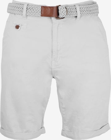 INDICODE Regular Broek 'Conor' in Wit: voorkant