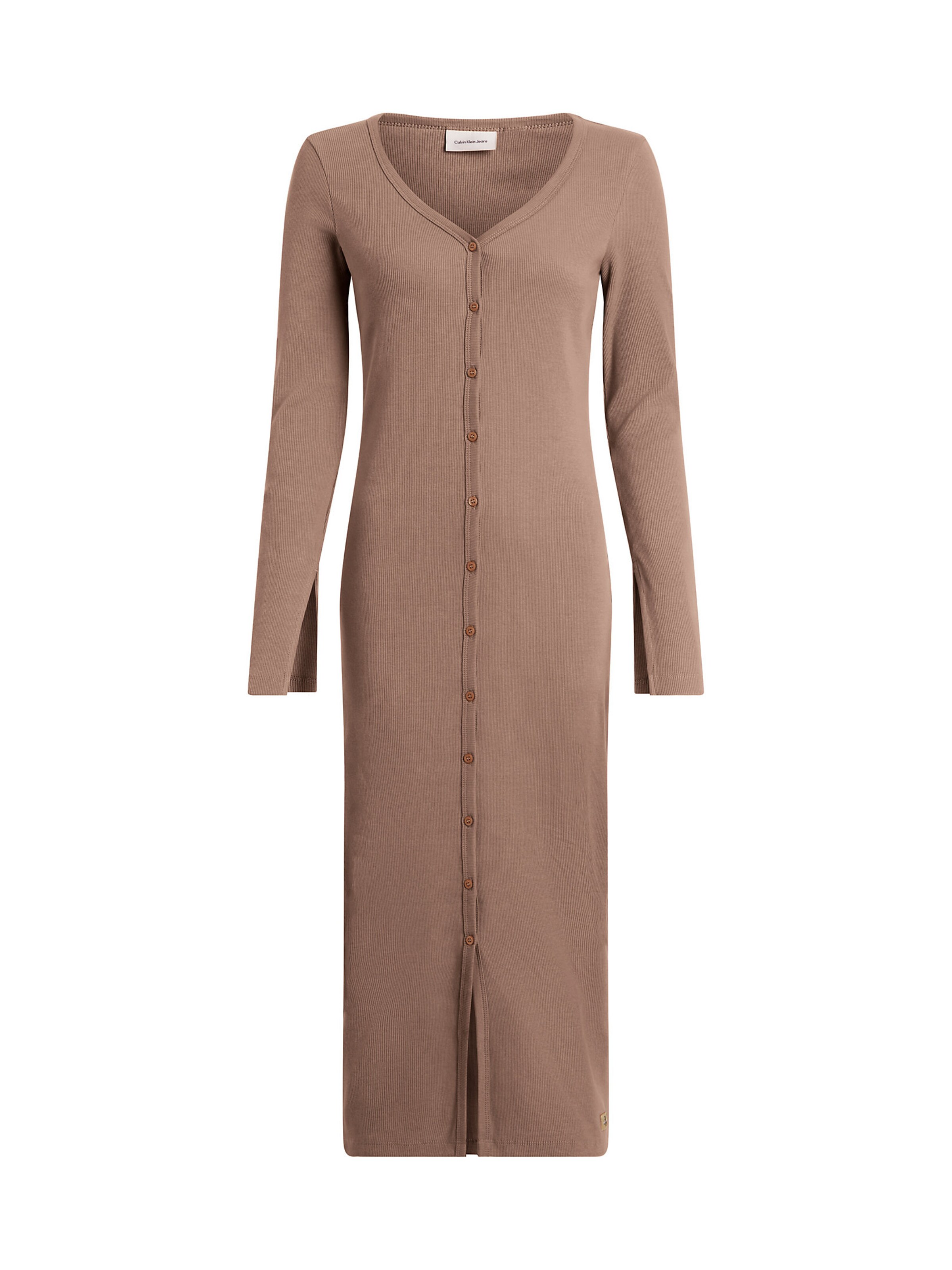 Robe Calvin Klein Jeans en marron : devant