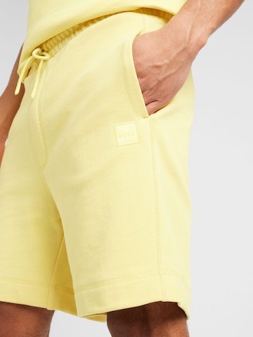 Regular Pantalon 'Sewalk' BOSS en jaune