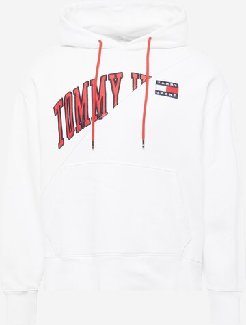 Tommy Jeans Sweatshirt & Sweatjacke, värv valge: eest vaates