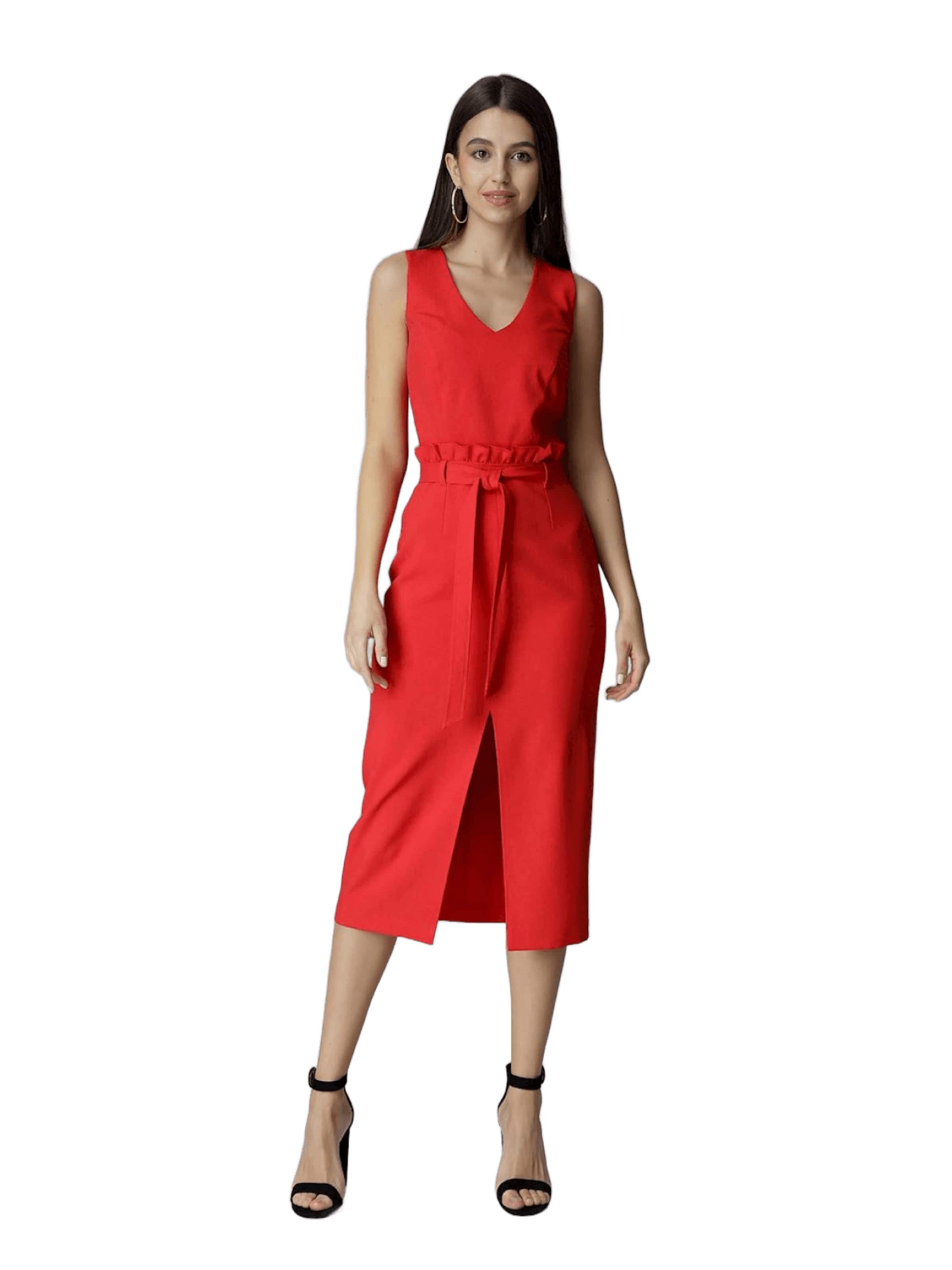 amorubi.com Cocktail Dress in Red: front