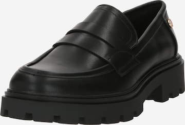 Xti Classic Flats in Black: front