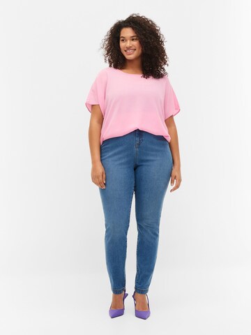 Zizzi Skinny Jeans 'TARA BEA' in Blue: front