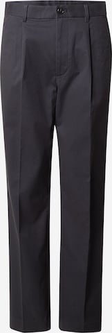 juoda Calvin Klein Standartinis Klostuotos kelnės: priekis