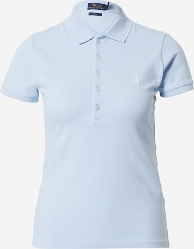 Polo Ralph Lauren T-shirt 'Julie' en bleu clair / blanc, Vue avec produit