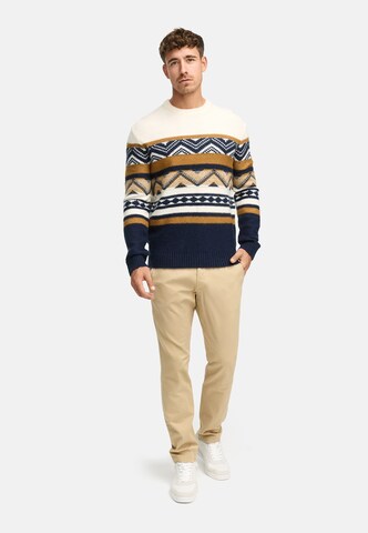 Pull-over 'Axton' INDICODE JEANS en mélange de couleurs