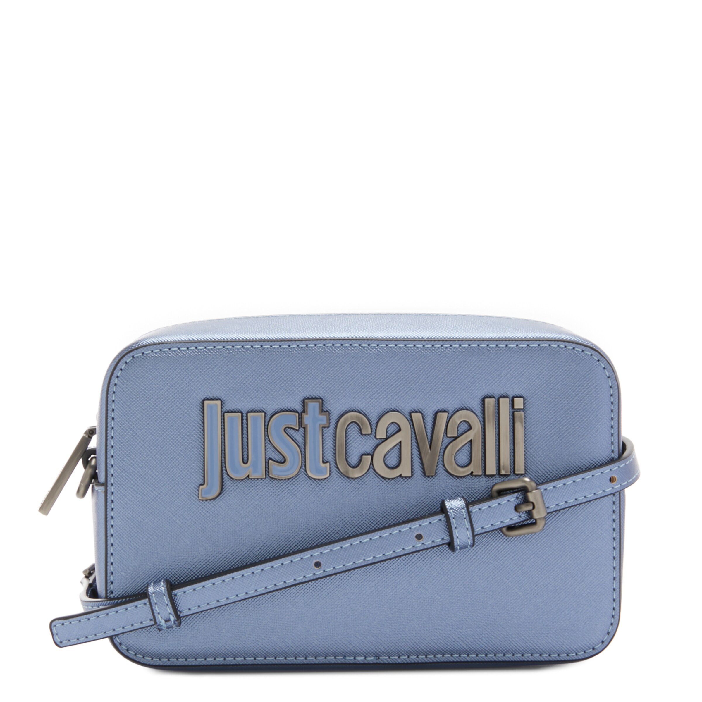 Sac à bandoulière Just Cavalli en bleu : devant