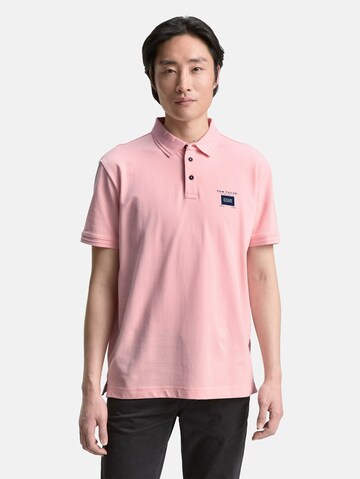 T-Shirt TOM TAILOR en rose : devant