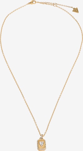 Lanțuri 'LOVE' de la GUESS pe galben: față