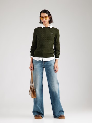 GANT Sweter w kolorze zielony