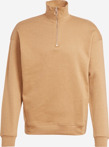 Sweat-shirt 'Brink' JACK & JONES en marron : devant