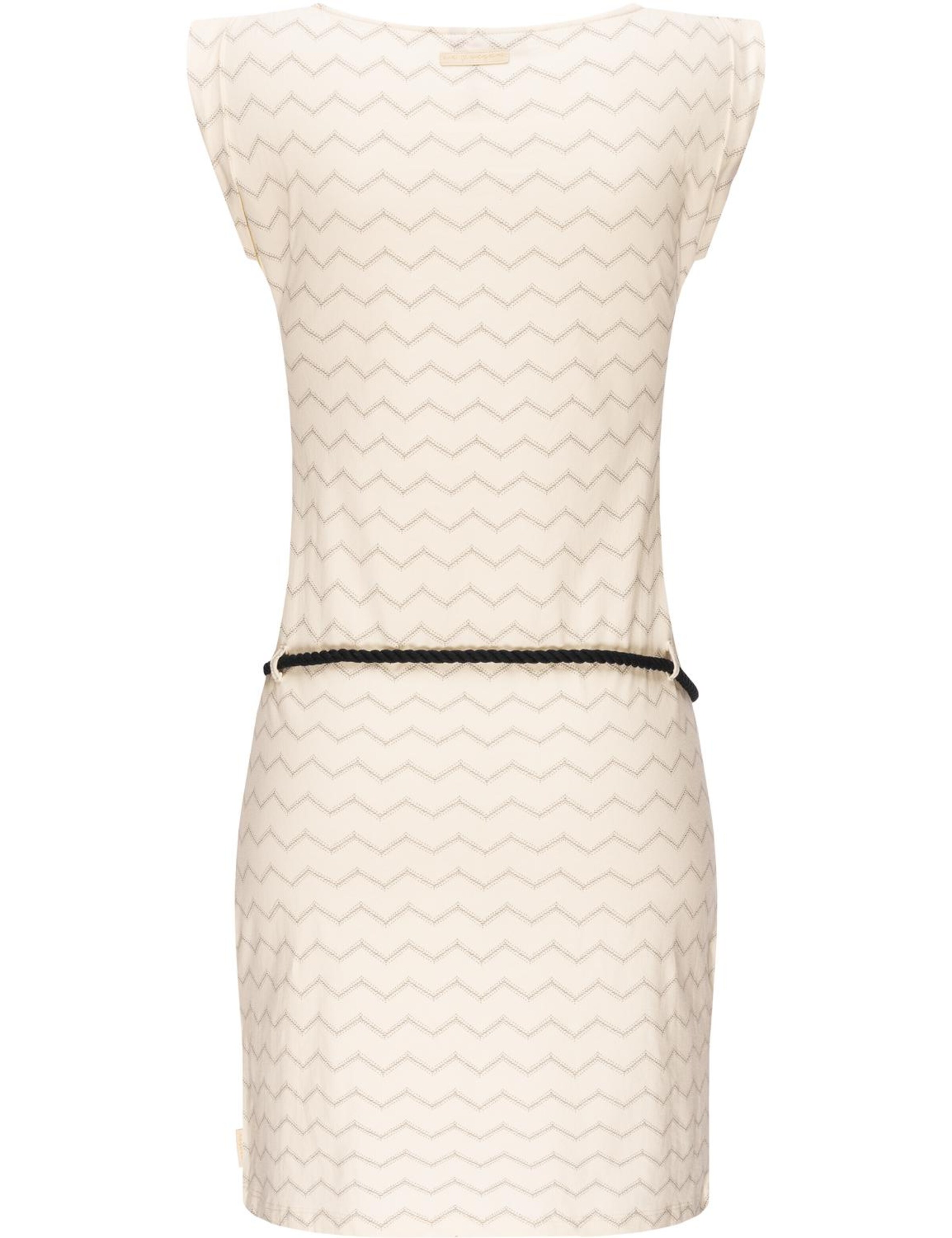 Ragwear Kleid 'Tag Chevron' in Weiß