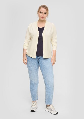 QS Knit Cardigan in Beige