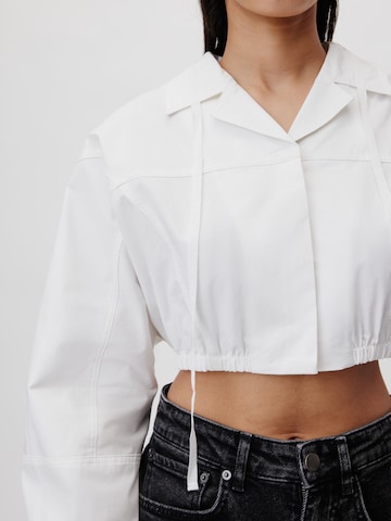 Camicia da donna 'Mia' di LeGer by Lena Gercke in bianco: frontale
