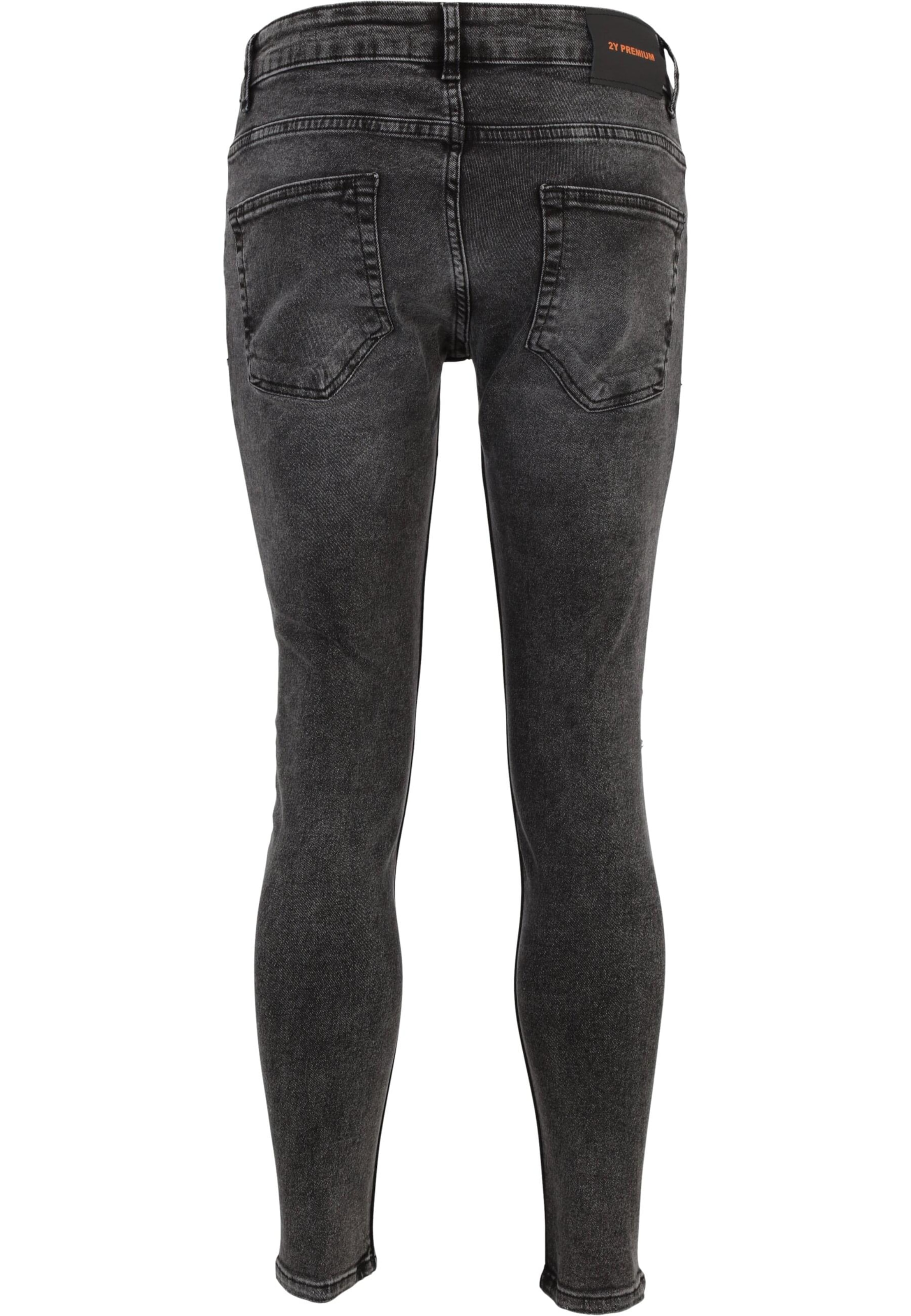 Slimfit Jeans di 2Y Premium in grigio