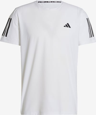 ADIDAS PERFORMANCE Functioneel shirt 'Own The Run' in de kleur Zwart / Wit, Productweergave