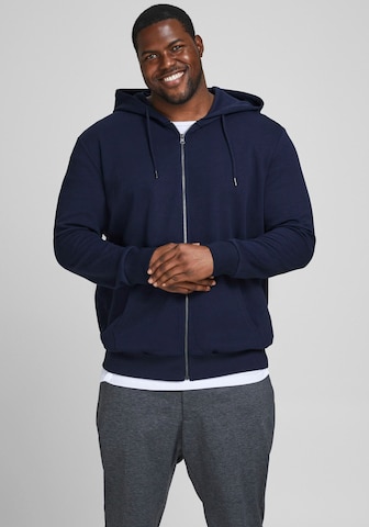 Jack & Jones PlusGornji dio trenirke - plava boja: prednji dio