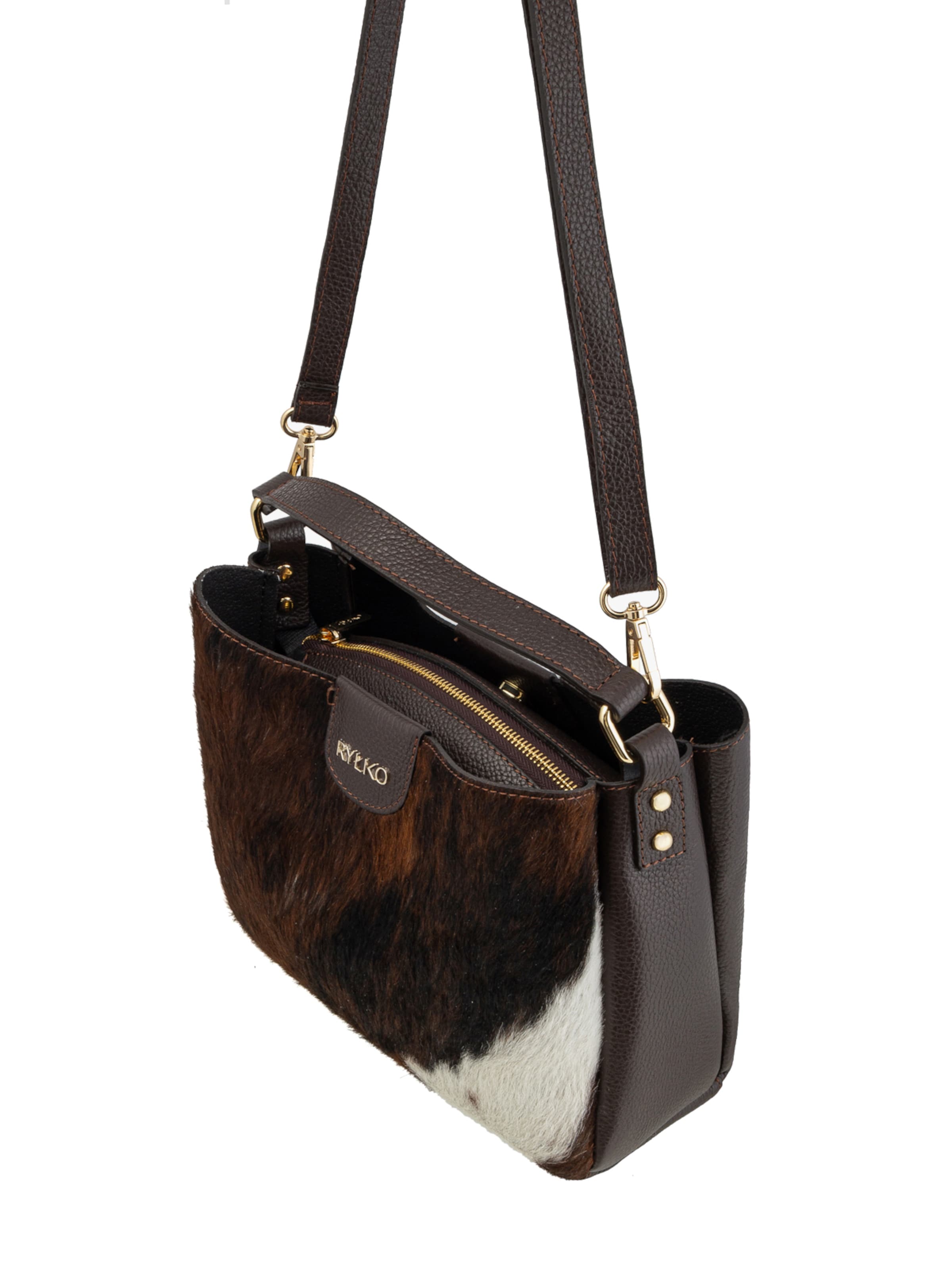 RYŁKO Käekott, värv pruun: eest vaates