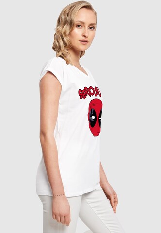 ABSOLUTE CULT Shirt 'Deadpool - Seriously' in White