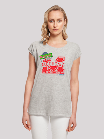 F4NT4STIC Shirt in Grey: front
