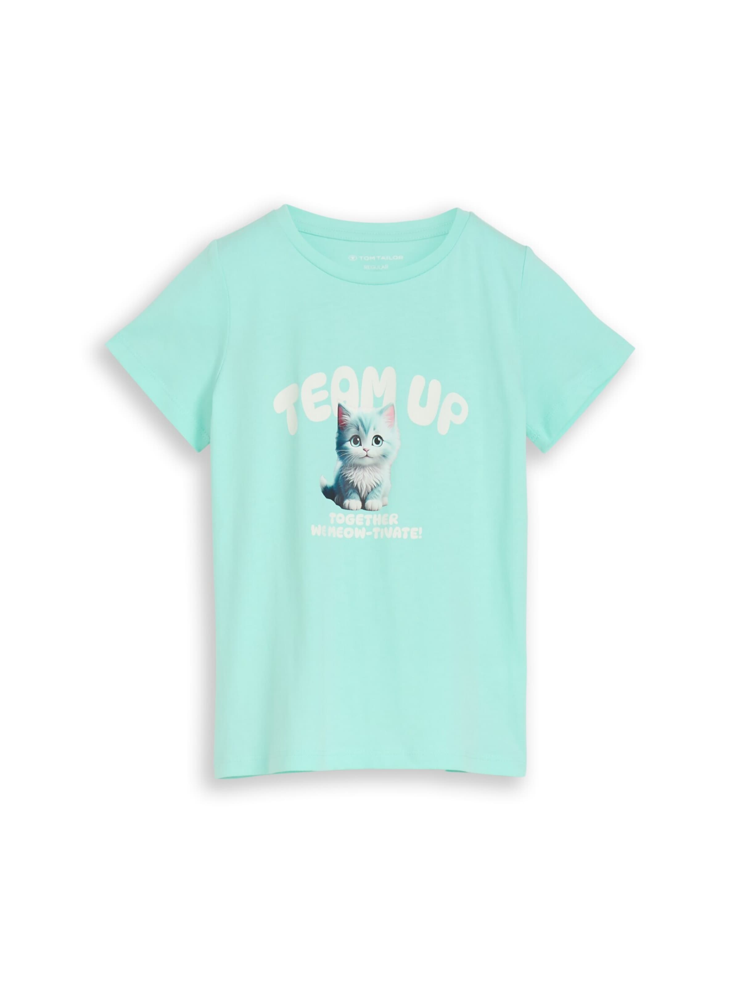 TOM TAILOR Shirt in Groen: voorkant