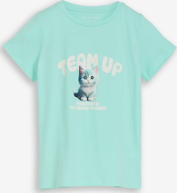 TOM TAILOR Shirt in Groen: voorkant