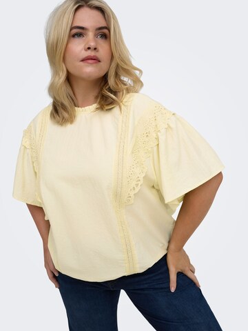 ONLY Carmakoma Bluse 'CARMalia' in Gelb