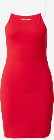 Tommy Jeans Sukienka w kolorze czerwony: przód