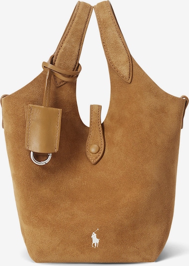 Polo Ralph Lauren Käsilaukku värissä karamelli / valkoinen, Tuotenäkymä